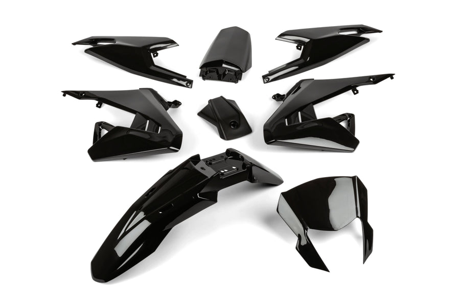 Aprilia SX Factory 50 2T - Verkleidungskit 8-teilig Schwarz
