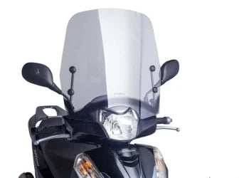 HONDA SH 300I E3 [2017] – Pára-brisas de scooter City Touring – escurecido