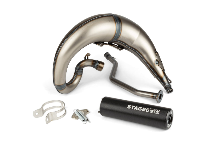 Peugeot XPS-SM 50 2T AM6 - Auspuffanlage High Mount CNC schwarz