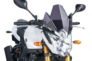 YAMAHA FZ8 [2016] - Pára-brisa esportivo PUIG de nova geração | Fortemente tonificado | PUIG5872F