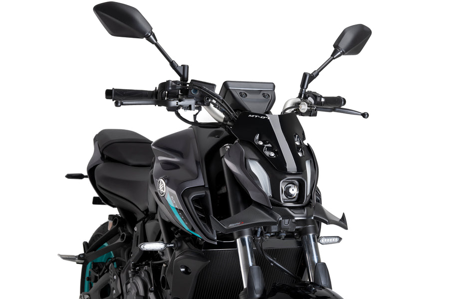 YAMAHA MT-07 PURE [2024] – Spoiler dianteiro do pára-brisa com carenagem nua