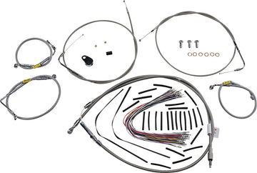 harley davidson touring [BURLY BRAND] - conjunto de encaixe de alça para modelos touring mais antigos com guidão Bagger Bar - 0
