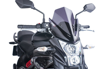 KAWASAKI ER-6N [2016] - Pára-brisa esportivo de nova geração | Fortemente tonificado | PUIG 5997F