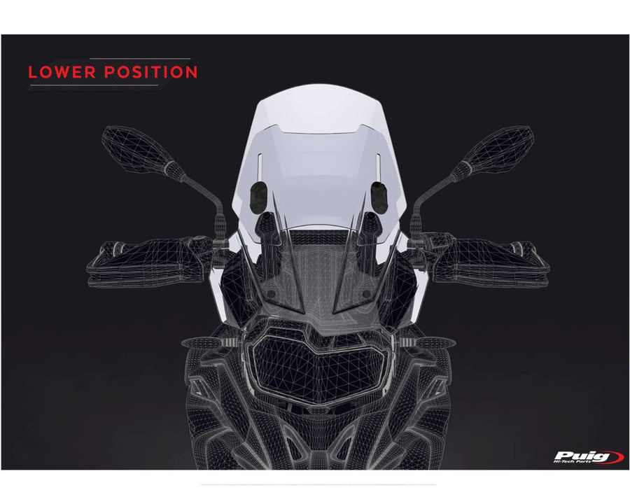 BMW F 750 GS [2024] – Pára-brisa ajustável – fortemente escurecido