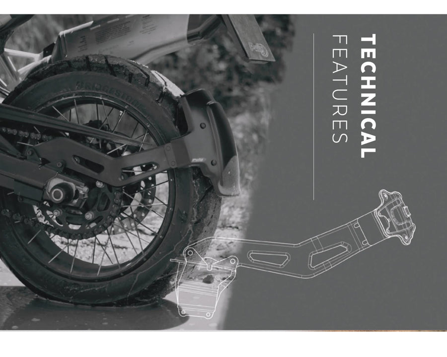BMW F 750 GS [2024] – Guarda-lamas com braço oscilante único – Preto Mate