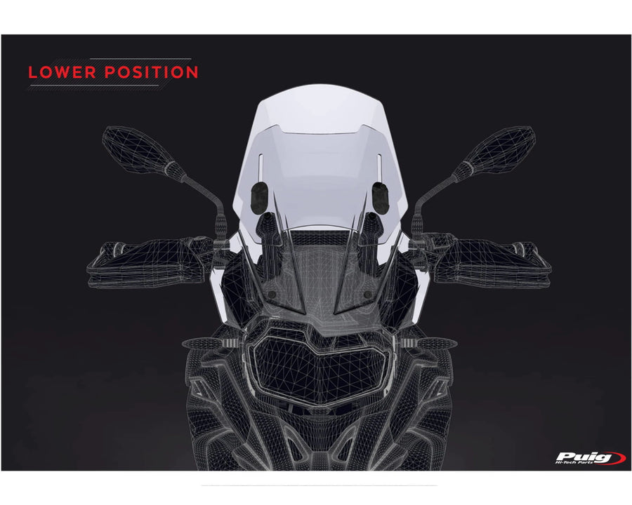 BMW F 750 GS [2024] – Tela ajustável – Transparente