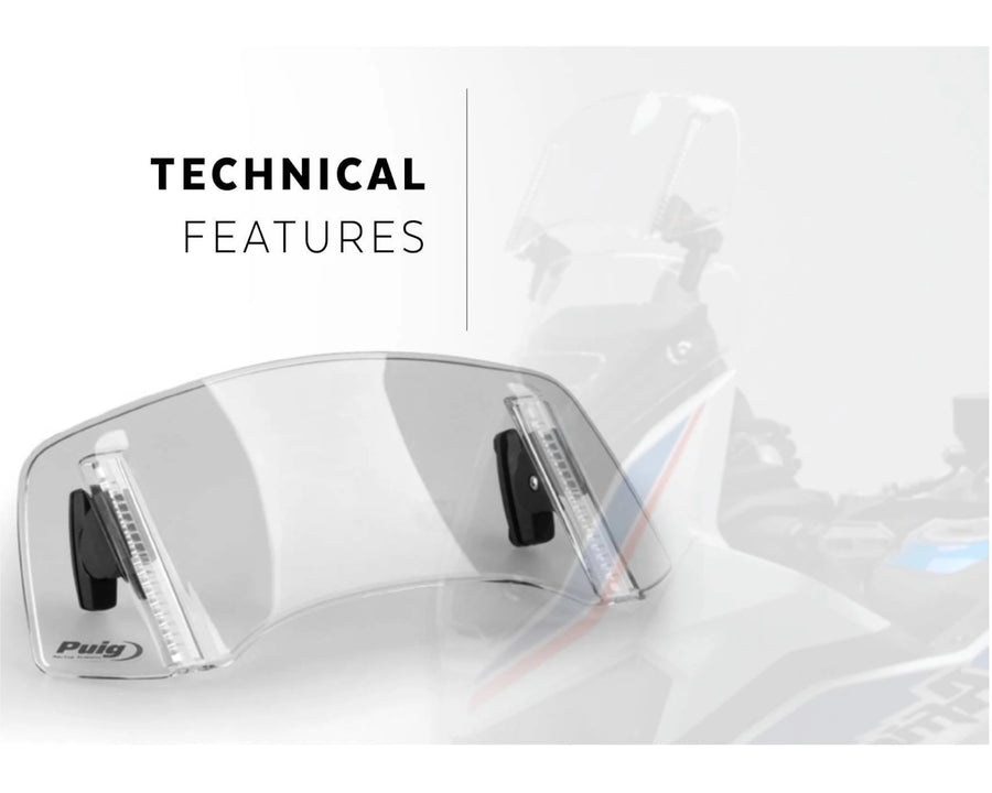 KTM 890 SMT [2025] – Disco spoiler 2.0 fixado com parafusos – Transparente