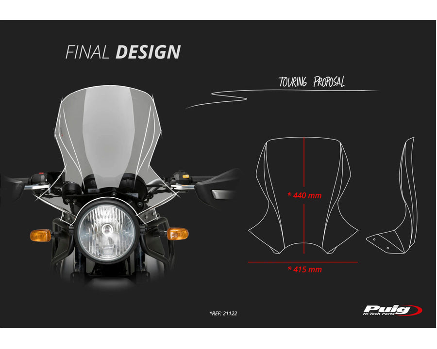 ROYAL ENFIELD HIMALAYAN 410 [2020] – tela de turismo – transparente