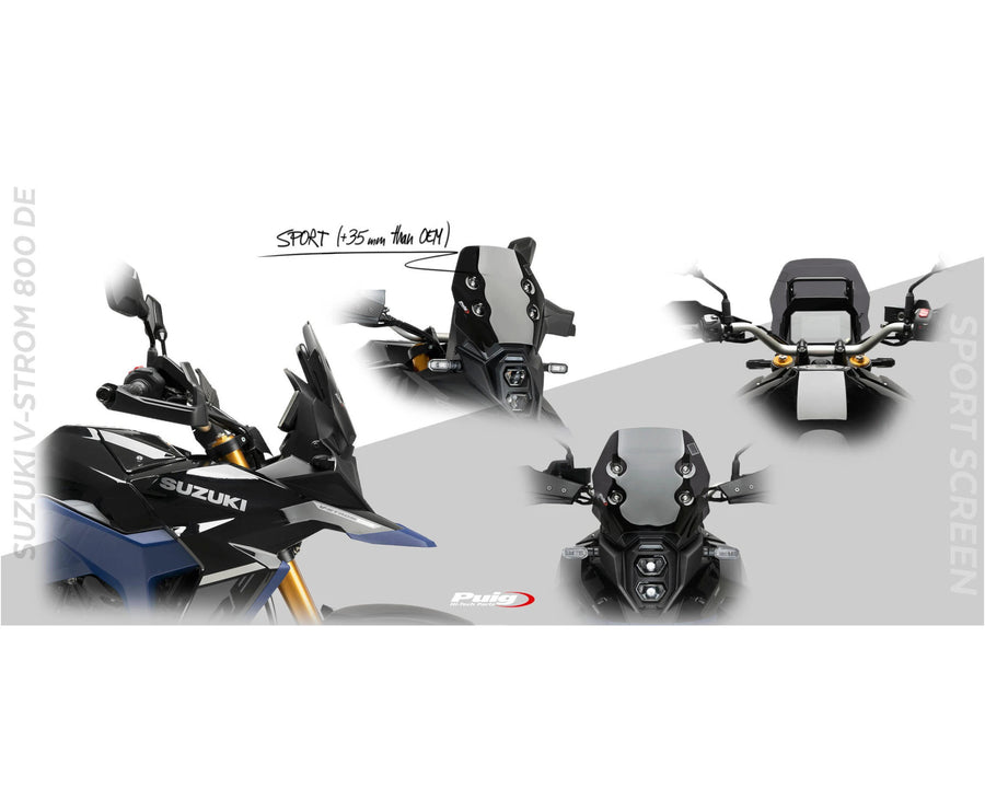 SUZUKI DL 800 V-STROM [2025] – Tela Touring – Transparente
