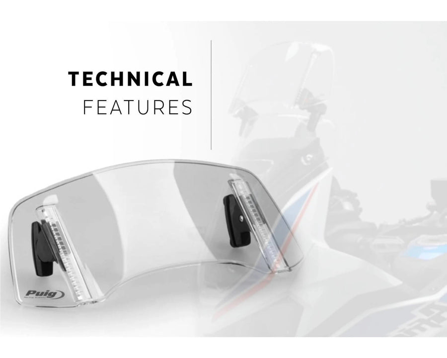 KTM 890 SMT [2025] – Spoiler Screen 2.0 Clip-on – Transparente