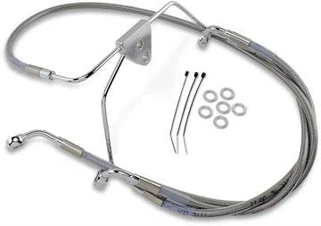 harley davidson flhtcui [DRAG SPECIALTIES] - Kit de linha de freio estendida em aço inoxidável - 0
