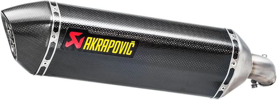Suzuki SV 650 [AKRAPOVIC] - Dampers de prata final de fibra de carbono