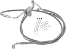 Harley Davidson Flhtcui [DRAG SPECIALTIES] - Kit de linha de freio em aço inoxidável, estendido
