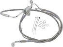 Harley Davidson Flhtcui [DRAG SPECIALTIES] - Kit de linha de freio em aço inoxidável, estendido
