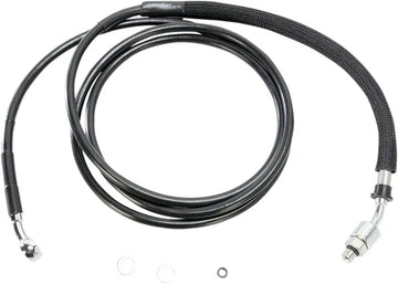 Harley Davidson Fxsbse [DRAG SPECIALTIES] - Linha de embreagem hidráulica em aço inoxidável