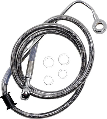 harley davidson flstc [DRAG SPECIALTIES] - Linha de freio estendida em aço inoxidável - 0