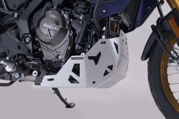 Suzuki V-Strom 800 DE [2023-2026] - barra de proteção do motor prateada - foto 2