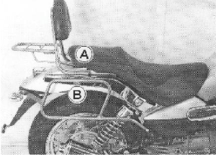 Moto Guzzi Nev Clas v 750 IE [2004-2011] - Sissybar sem ponte de bagagem