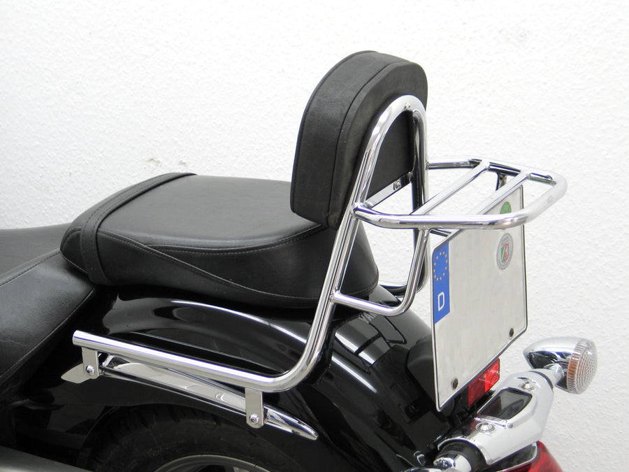 Yamaha XVS 1300 Midnight Star [2007-2016] - Barra de maricas feita de cachimbo com travesseiros e bagagem