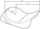 Harley Davidson flhri [DRAG SPECIALTIES] – Assento individual, encosto compatível-9
