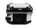 BMW R 1200 GS [2004-2013] - Caixa recortada prateada esquerda Xplorer 37