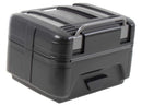 Topcase [Hepco & Becker] - Gobi Black Edition mit silbernen Inlays – für Topcaseträger