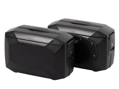 Mala lateral [Hepco & Becker] - Conjunto de mala lateral Xcore preto – C-Bow