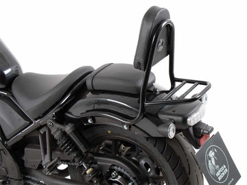 REBEL DE HONDA CMX 1100 [2025] - Sissybar com Bridge Bridge Black Gloss Pipe Version