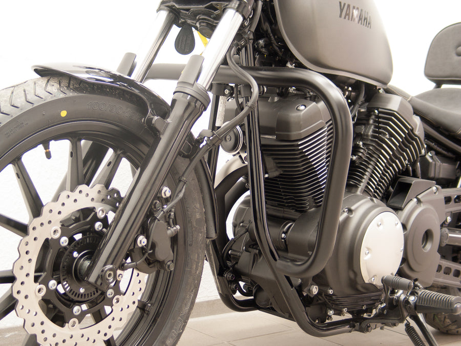 Yamaha XV 950 R [2013-2020] - Barra de proteção, versão grande feita de tubo de 38 mm, preto