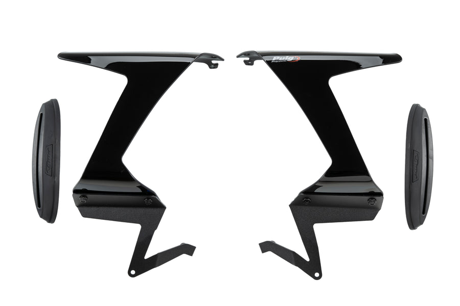 KAWASAKI ZX-6R NINJA [2025] – Spoiler lateral de corrida – Preto