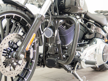 Harley Davidson Breakout (FXSB) 2013-2017 [2013-2017]-barra protetora, versão grande feita de tubo de 38 mm, forma angular, preto