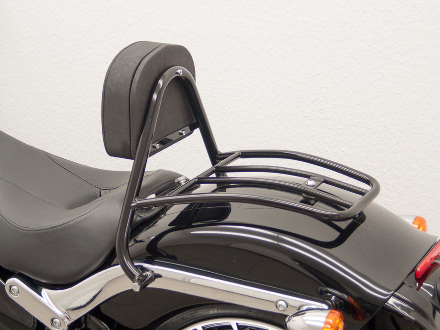 Harley Davidson Breakout (FXSB) 2013-2017 [2013-2017]-barra marmissy com travesseiros e rack de bagagem, preto