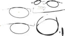 Harley Davidson FLS [LA CHOPPERS] - Kit de cabo/linha de freio de vinil preto padrão