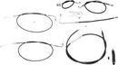 Harley Davidson FLS [LA CHOPPERS] - Kit de cabo/linha de freio de vinil preto padrão