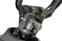 Suzuki DR 800 [ROX SPEED FX] – Tirantes de guidão giratórios para braçadeiras de guidão de 7/8"