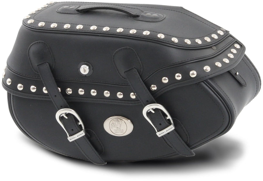 Hepco & Becker [Hepco & Becker] - bolsa única de couro Buffalo