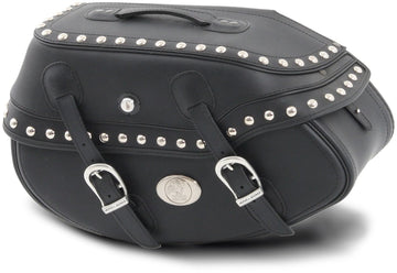 Bolsa para motocicleta [Hepco & Becker] - couro Buffalo Custom direito - porta-bagagem tubo