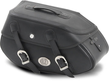 Bolsa para motocicleta [Hepco & Becker] - couro Buffalo Big preto esquerdo - porta-bagagem tubo
