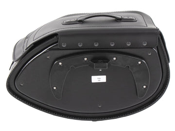 Bolsa para motocicleta [Hepco & Becker] - Couro Buffalo preto esquerdo - porta-bagagem tubo