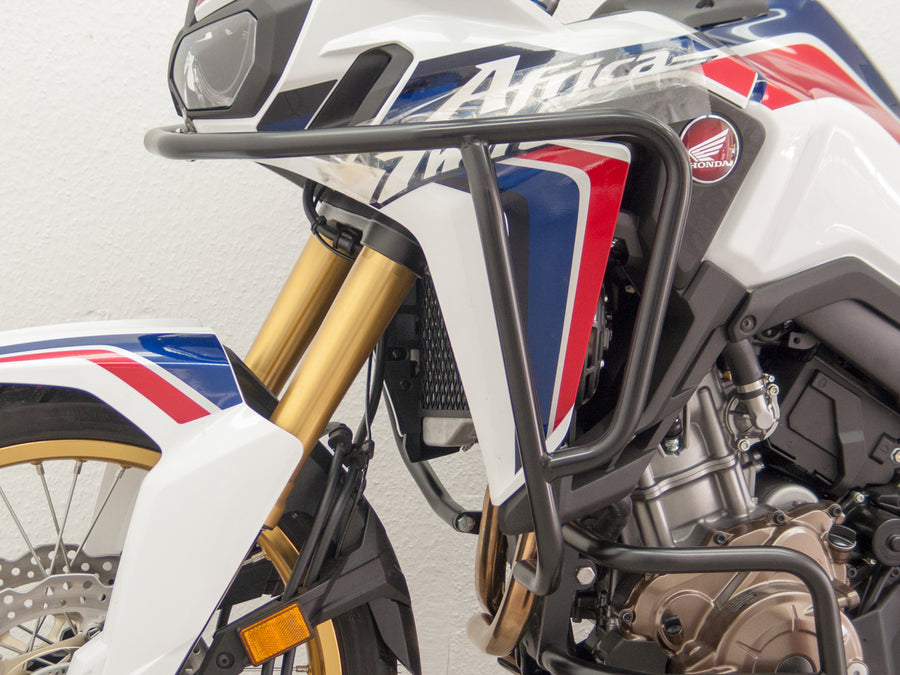 Honda CRF 1000 L Africa Twin (também DCT) (SD04) 2015-2016 e (SD06) 2017-2019 [2015-2016] -nduro Barra de proteção acima, preto