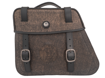 Bolsa de motocicleta [Hepco & Becker] - Bolsa única de couro resistente