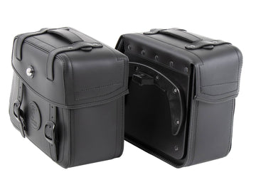Hepco & Becker [Hepco & Becker] - Conjunto de bolsas de couro Rugged 21 litros.