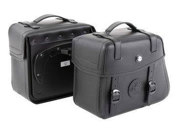Hepco & Becker [Hepco & Becker] - Conjunto de bolsas de couro Rugged 21 litros.