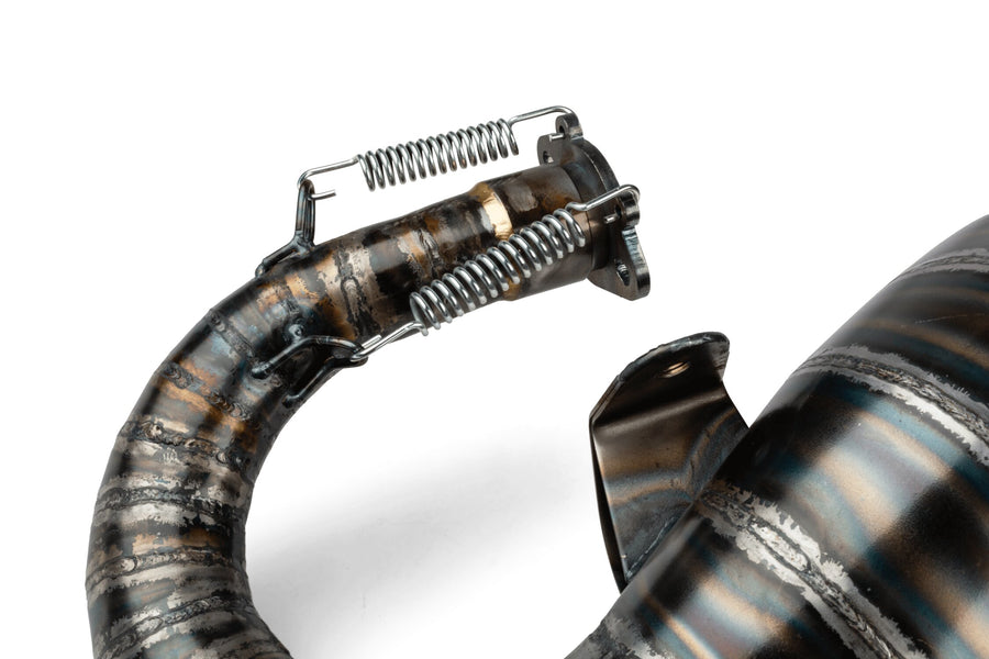 Derbi Senda X-Treme SM '05 - '10 50 2T D50B0 - escapamento 80 - 90 azul / preto
