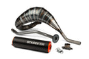 Aprilia SX 50 2T - Auspuff 80–90 orange/schwarz