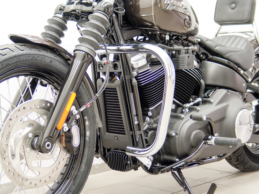 Harley Davidson Sofrail (Milwaukee -eight 107/114) [2018] - Barra de proteção, versão grande feita de tubo de 38 mm, forma cônica