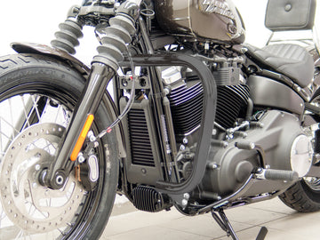 Harley Davidson Sofrail (Milwaukee -eight 107/114) [2018] - Barra de proteção, versão grande feita de tubo de 38 mm, forma cônica, preto