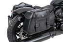 Indian Sport Scout [2025-2026] - Set: Ledertaschenhalter Cutout schwarz inkl. Rugged Ledertaschen schwarz