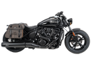 Indian Sport Scout Sixty [2026] - Set: Ledertaschenhalter Cutout schwarz inkl. Rugged Ledertaschen braun