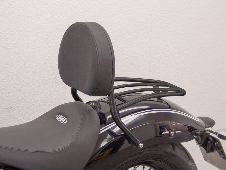 BMW R 18 (OL11) 2021- [2021] - Driver barra barrazia com um grande travesseiro arredondado e prateleira de bagagem, preto